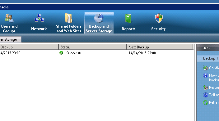 SBSBackup